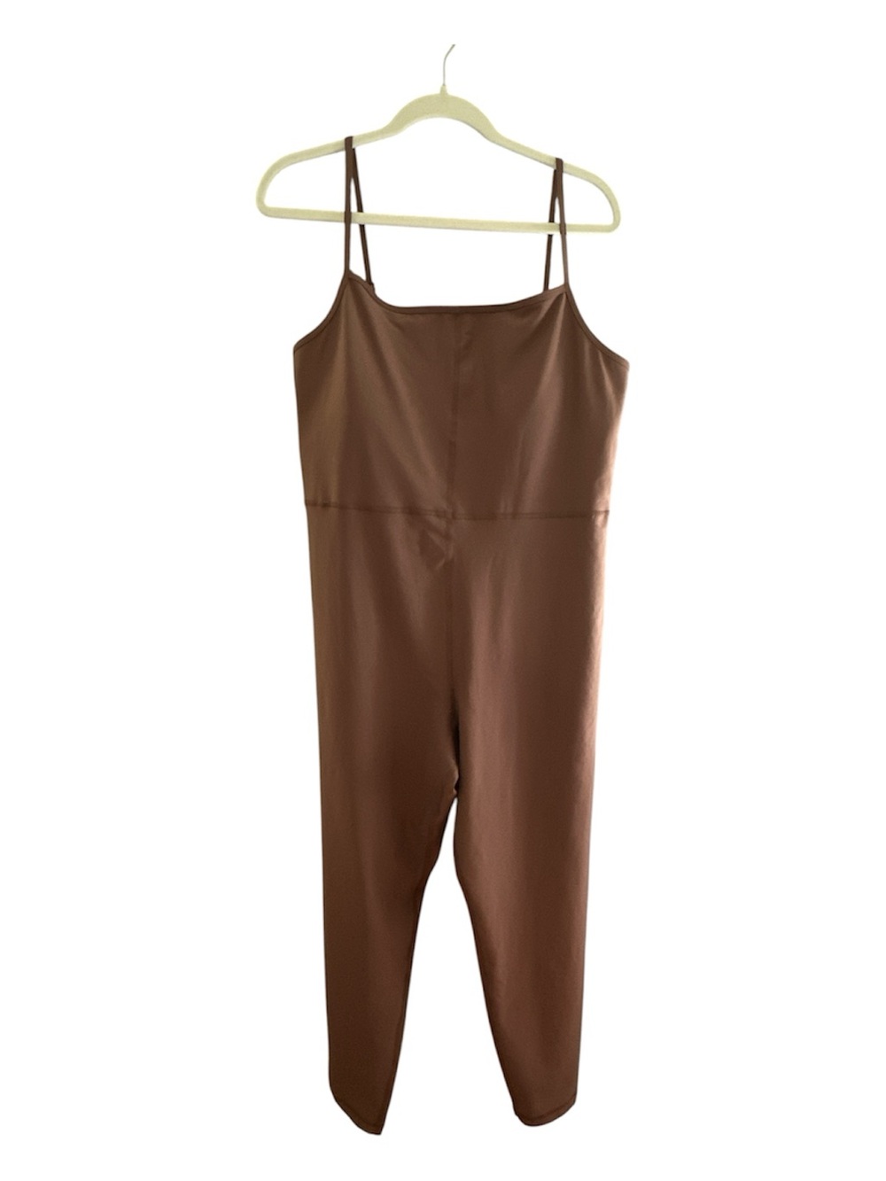 Old Navy Active Powersoft Cami Bodysuit Jumpsuit Mauve Brown Women's Size XL - Picture 6 of 11